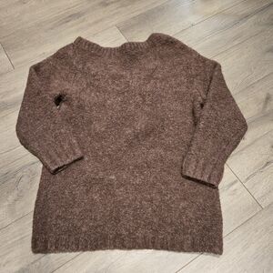 Aritzia Wilfred Brisinger Alpaca Knit One Shoulder Oversized Sweater